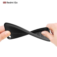 Load image into Gallery viewer, AMZER Premium Leather Texture Design Slim TPU Case for Xiaomi Redmi Go