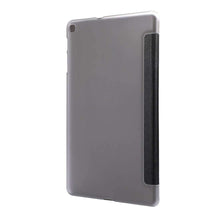 Load image into Gallery viewer, AMZER 3-Fold Silk Texture Flip Case with Holder For Samsung Galaxy Tab