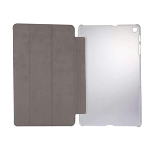 AMZER 3-Fold Silk Texture Flip Case with Holder For Samsung Galaxy Tab