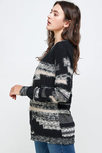 Multi Yarn Sweater Top