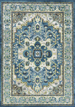 Load image into Gallery viewer, 2&#39; X 7&#39; Teal Polypropylene Rug