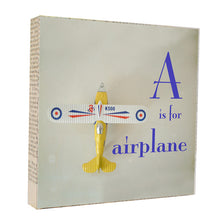 Load image into Gallery viewer, A is for Airplane 5x5 Art Block