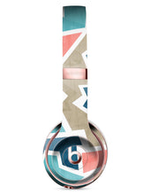 Load image into Gallery viewer, Blue, Pink, and Tan Sections Full-Body Skin Kit for the Beats by Dre