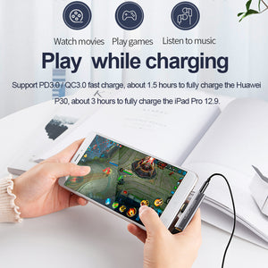 Cablecreation Usb Type C To 3.5mm Jack Earphone 2 In 1 Audio Cable