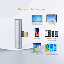 Load image into Gallery viewer, Cablecreation Usb Type C To 3.5mm Jack Earphone 2 In 1 Audio Cable