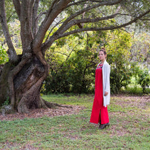 Load image into Gallery viewer, Maxi Isidra, Folk Dress with Embroidered Flowers