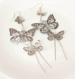 Slinky Big Butterfly Earrings