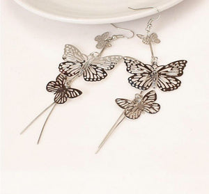 Slinky Big Butterfly Earrings