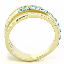 Load image into Gallery viewer, TK3441 - IP Gold(Ion Plating) Stainless Steel Ring with Top Grade