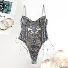Load image into Gallery viewer, Women Teddy lingerie Sexy Underwear Erotic Corset Lace Mesh Sleepwear