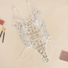 Load image into Gallery viewer, Women Teddy lingerie Sexy Underwear Erotic Corset Lace Mesh Sleepwear