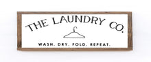 Load image into Gallery viewer, The Laundry Co. Wood Sign