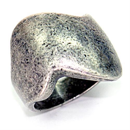 LOA055 Ruthenium Brass Ring