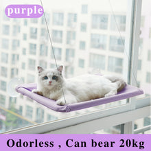 Load image into Gallery viewer, Cat Hammock Cute Hanging Beds Comfortable Sunny Seat Window Mount Pet product Soft Pet Shelf Supplies Detachable Bearing 20kg