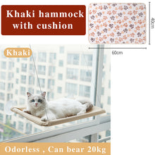 Load image into Gallery viewer, Cat Hammock Cute Hanging Beds Comfortable Sunny Seat Window Mount Pet product Soft Pet Shelf Supplies Detachable Bearing 20kg