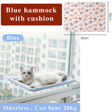 Load image into Gallery viewer, Cat Hammock Cute Hanging Beds Comfortable Sunny Seat Window Mount Pet product Soft Pet Shelf Supplies Detachable Bearing 20kg