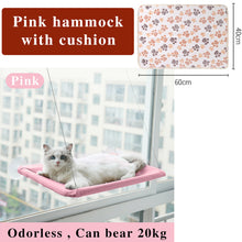 Load image into Gallery viewer, Cat Hammock Cute Hanging Beds Comfortable Sunny Seat Window Mount Pet product Soft Pet Shelf Supplies Detachable Bearing 20kg