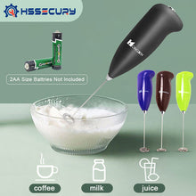 Load image into Gallery viewer, Mini Electric Milk Frother Creative Stainless Steel Kitchen Whisk Coffee Milk Whisk Automatic Milk Powder Mixer Household